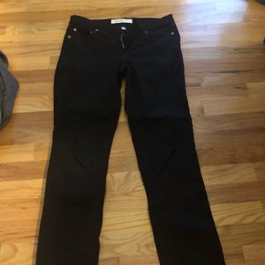 Black Gap 26r Real Straight Jeggings
